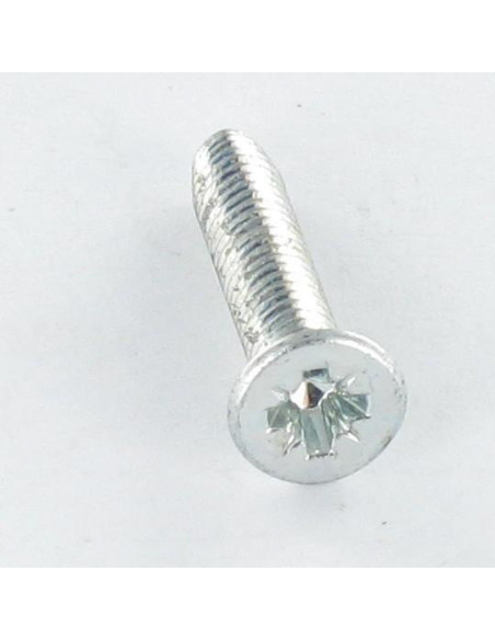 1 x Itsekierteittävä ruuvi uppokantainen M5X8 Pozi PZ10 Sinkitty teräs