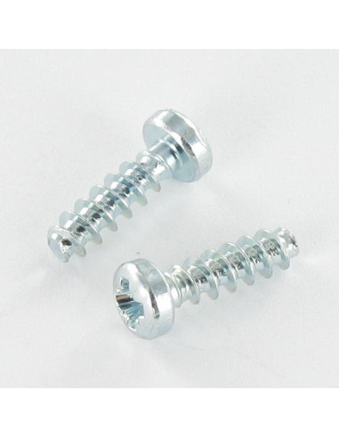 1 x PVC-ruuvi Kupumainen lieriöpää Pozi 2.2X8...