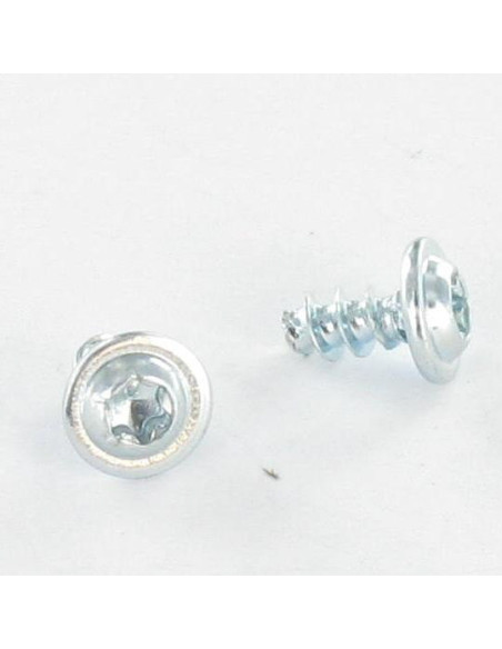 1 x PVC-ruuvi Kupolipää Pozi 5X37 sinkitty cr3 96 suolasumutuntia ilman punaruostetta