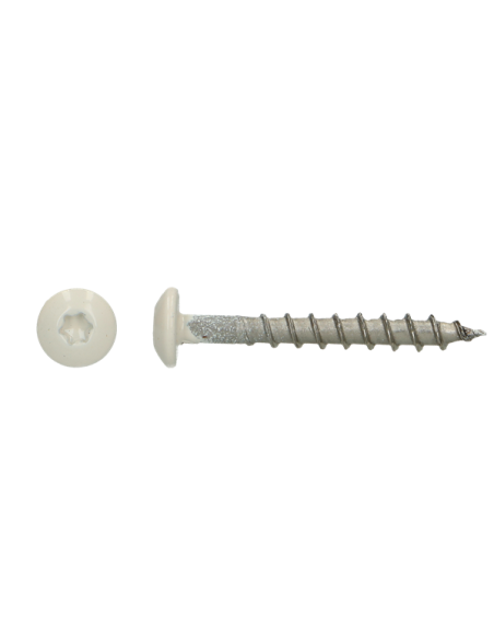 1 x Ruuvi Sarana 4,5x35 TORX T20 Ruostumaton teräs A4 RAL 9005 pikimusta