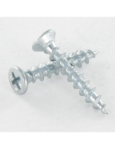 1 x Ruuvi Kohteesta RAUTATAVARAT/PVC uppokantainen Phillips 4.2x45 Sinkitty teräs