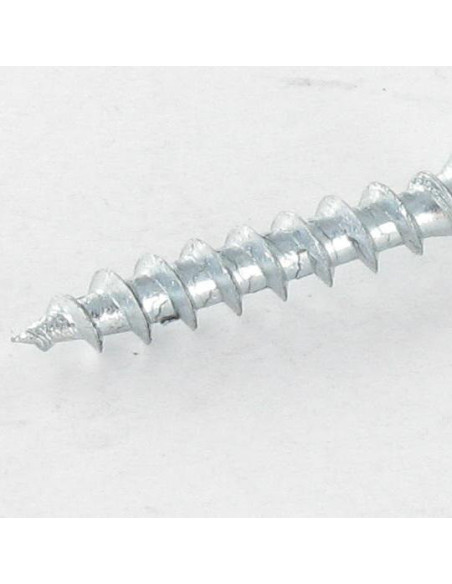 1 x Ruuvi Kohteesta RAUTATAVARAT/PVC uppokantainen Phillips 4.2x45 Sinkitty teräs