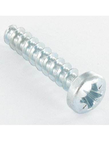 1 x PVC-ruuvi Lieriöpää Pozi 6X29 Kierre 40...
