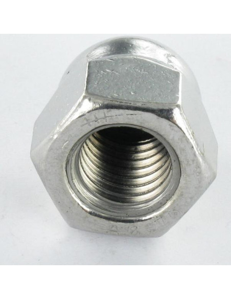 1 x Mutteri Hattumainen Ruostumaton teräs A2 M6 "Wax