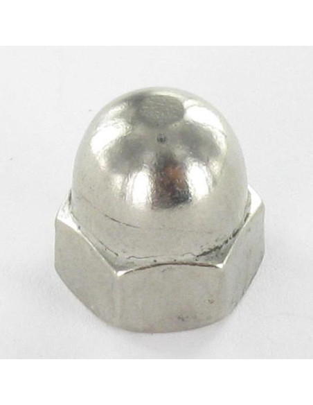 1 x Mutteri Hattumainen M10 Ruostumaton teräs A4