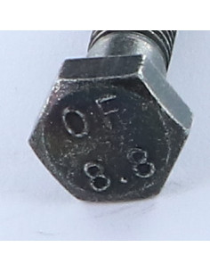 "Pultin runko Kuusiopää TH M8X35 Luokka 8.8 Musta... 2