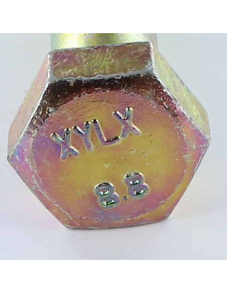 1 x "Pultin runko Kuusiopää TH M20X110 Luokka 8.8 Dikromattu