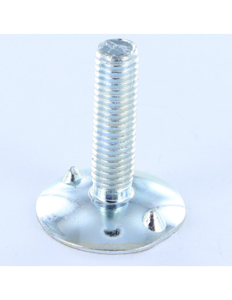 1 x Metalliruuvit uppokantainen M8X30 Kierteytetty kohteessa 20 2 NICOTS Sinkitty teräs Luokka 6.8