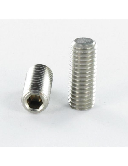 1 x Metalliruuvit Päätön kuusiokoloruuvi (sthc / sans tête six pans creux) Avain 3 HC3 M6X20 Litteä pää Sinkitty