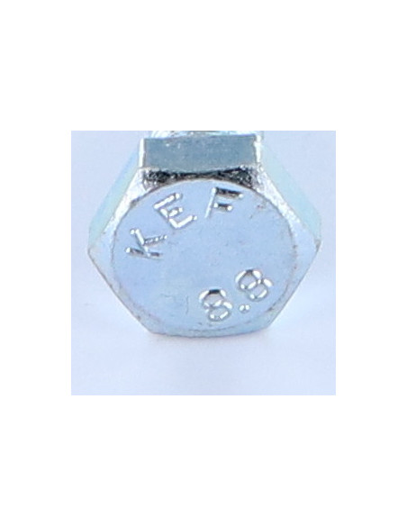 1 x Metalliruuvit Kuusiopää TH M12x35 Kokonaan kierteytetty Luokka 8.8 Hienokierre Kierrepituus: 125 mm Sinkitty teräs
