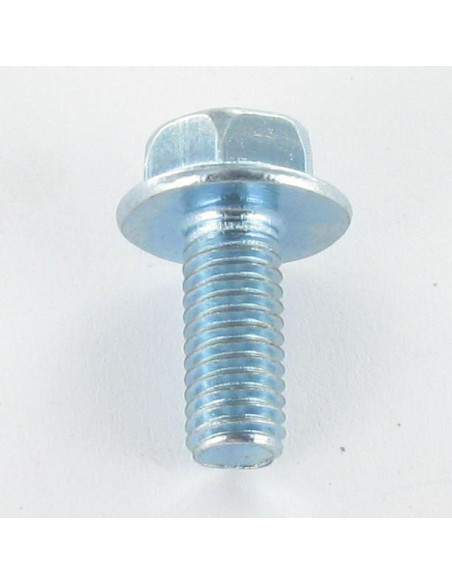 1 x Metalliruuvit Kuusiopää TH M6X20 Sileä kanta Sinkitty teräs