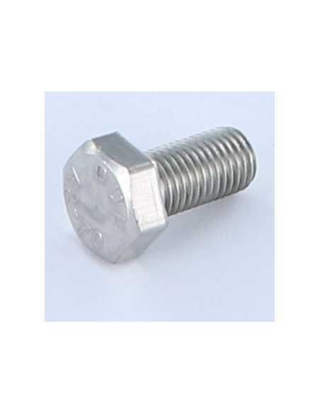 1 x Metalliruuvit Kuusiopää TH M8X16 Hienokierre Kierrepituus: 100 mm Ruostumaton teräs A2