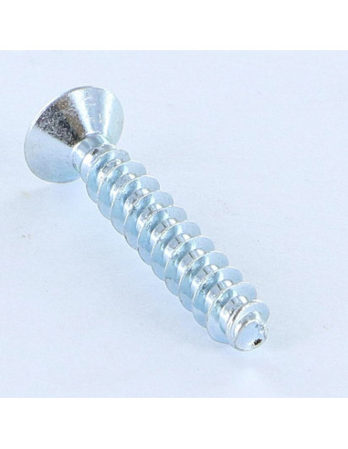 1 x PVC-ruuvi uppokantainen Pozi 5X30 Kierre 30...