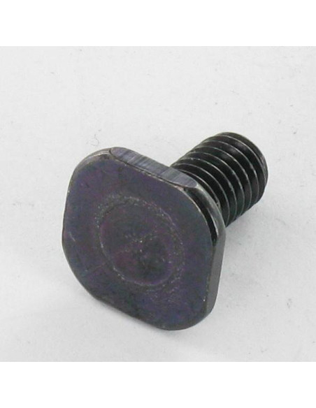 1 x Metalliruuvit Neliöpää M6X12 12x12x2 Musta sinkitty teräs