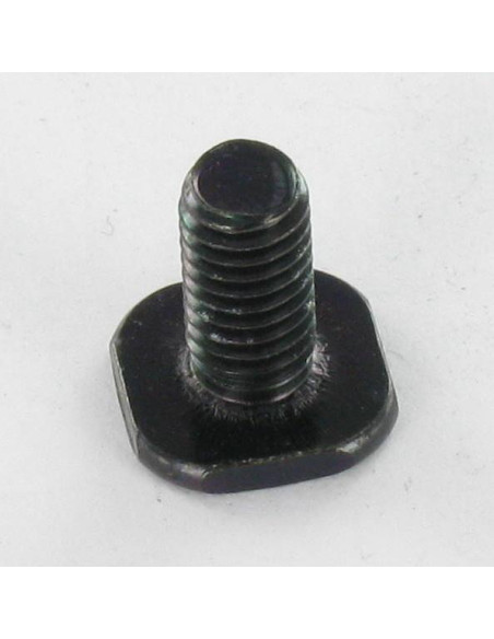 1 x Metalliruuvit Neliöpää M6X12 12x12x2 Musta sinkitty teräs