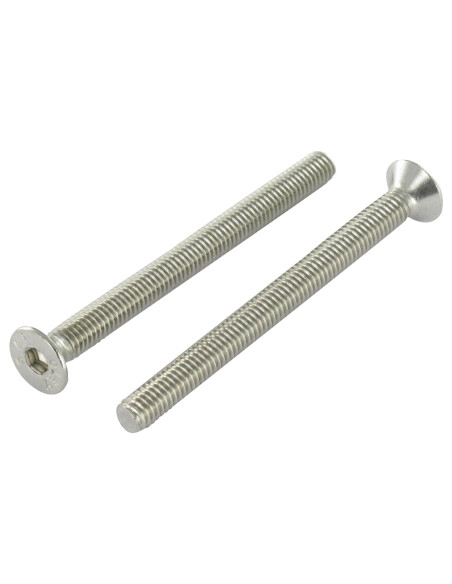 1 x Metalliruuvit "FHC kuusioruuvi uppokannalla Avain 10 HC10 M14X60 Kokonaan kierteytetty Ruostumaton teräs A4