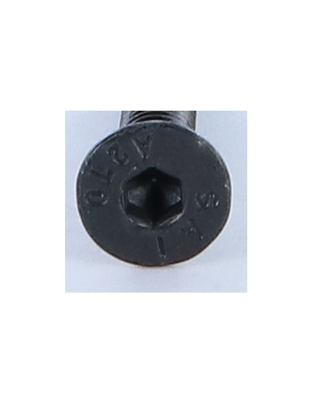 1 x Metalliruuvit Ruostumaton teräs A2 "FHC kuusioruuvi uppokannalla Avain 4 HC4 M6X30 Musta Kokonaan kierteytetty
