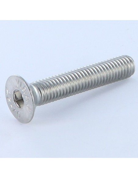 1 x Metalliruuvit "FHC kuusioruuvi uppokannalla Ruostumaton teräs A2 Avain 5 HC5 M8x45 Kokonaan kierteytetty