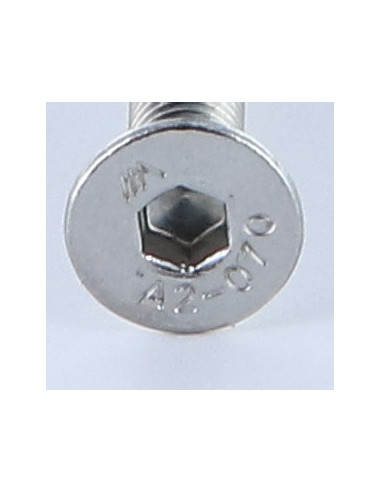1 x Metalliruuvit Ruostumaton teräs A2 "FHC...