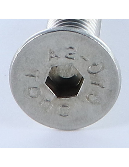 1 x Metalliruuvit Ruostumaton teräs A2 "FHC kuusioruuvi uppokannalla Avain 8 HC8 M12X150 Kokonaan kierteytetty