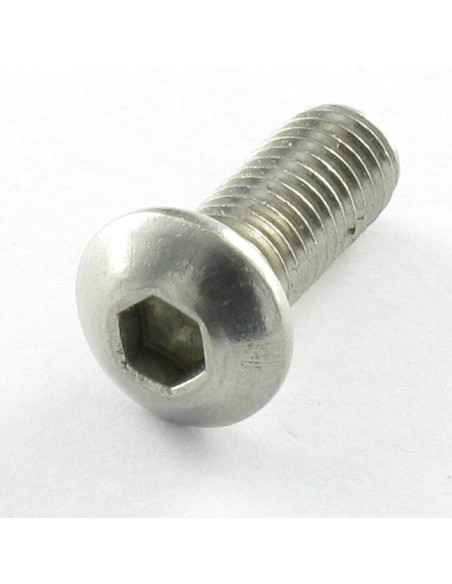1 x Metalliruuvit BHC (Bombée Hexagonal creux / kupukantainen kuusiopää) M16X60 Kokonaan kierteytetty Luokka 10.9 Avain