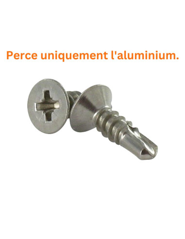 1 x Itseporautuva ruuvi Ruostumaton teräs A2...
