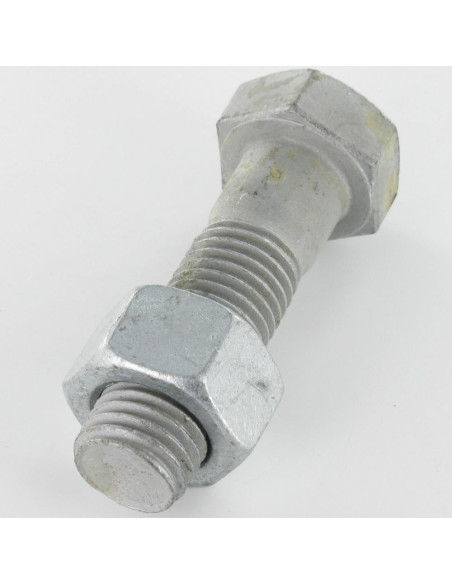 25 x Pultti (myydään mutterin kanssa) Kuusiopää TH M16X80 Luokka 6.8 SB varmgalvanisert stål"