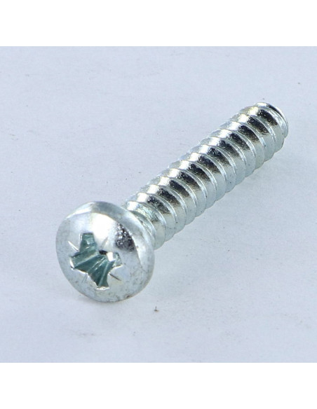 1 x PVC-ruuvi Lieriöpää Pozi 4,2 x 1" Kierre 60 Aste Sinkitty teräs