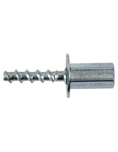 1 x Betoniruuvi Naaras Sinkitty teräs 6X55