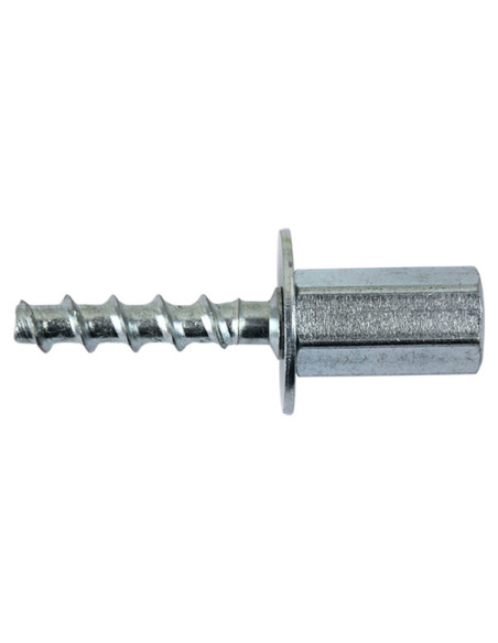 1 x Betoniruuvi Naaras Sinkitty teräs 6X55