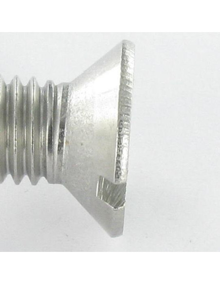1 x Metalliruuvit uppokantainen Halkaistu M8X40 Ruostumaton teräs A4