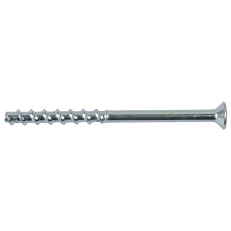 1 x Betoniruuvi uppokantainen TORX 6x60 Sinkitty teräs