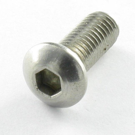 1 x Metalliruuvit BHC (Bombée Hexagonal creux / kupukantainen kuusiopää) M3X20 Kokonaan kierteytetty Luokka 10.9 Avain