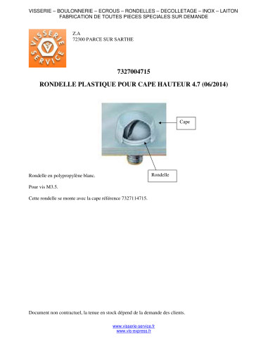 1 x Aluslevy Muovinen M3,5 x 11,3 x 4,7