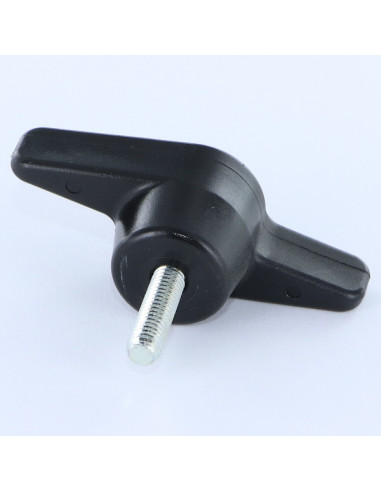 1 x Kiristyskahva svart nylon UROS M6X30
