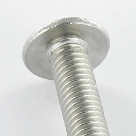 1 x Metalliruuvit BHC (Bombée Hexagonal creux / kupukantainen kuusiopää) Laippakanta M10X16 Avain 6 HC6 Ruostumaton