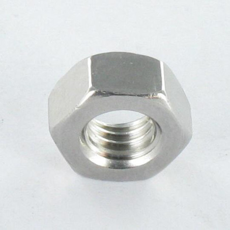 1 x Mutteri Kuusikulmainen HU M16 Ruostumaton teräs A2 + "Wax