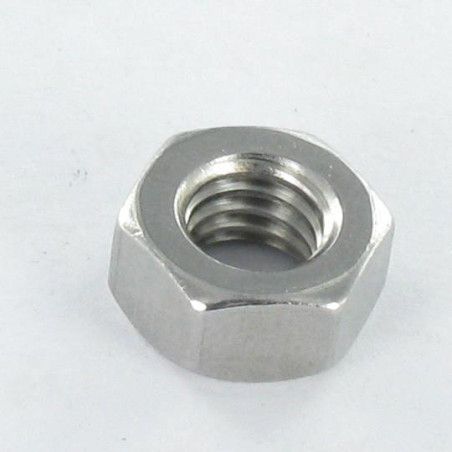 1 x Mutteri Kuusikulmainen HU M16 Ruostumaton teräs A2 + "Wax