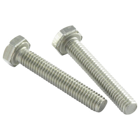 1 x Metalliruuvit Kuusiopää TH 5/8X 1 1/2" Kokonaan kierteytetty "UNC tai vastaava BSW Ruostumaton teräs A2