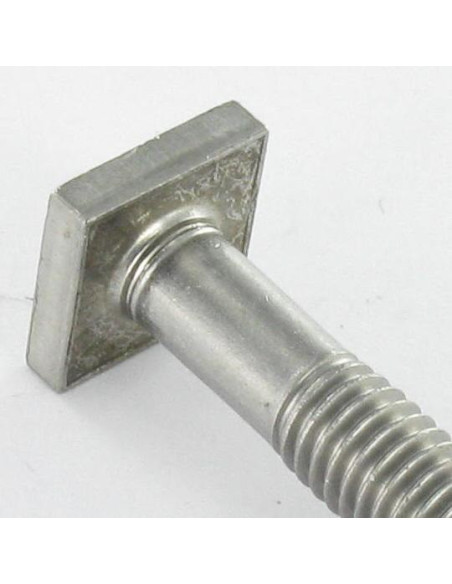1 x Metalliruuvit M6X16 Pää Neliönmuotoinen 10X10 Jakso 3.5 Ruostumaton teräs A2