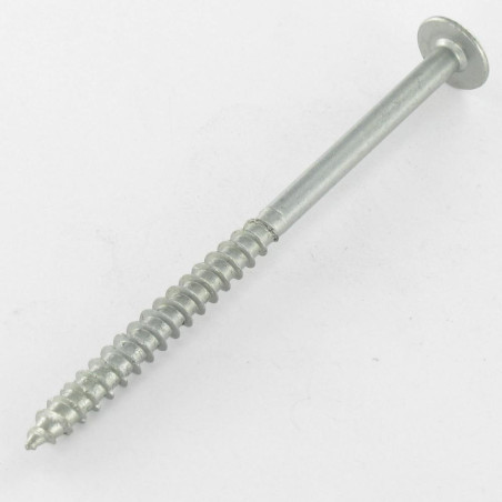 1 x Puuruuvi "Kupolipultti 7X80 Kierteytetty kohteessa 50 TORX T40 Sinkitty teräs 96 suolasumutuntia
