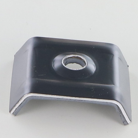 1 x EPDM-satula-aluslevy 40X25 Alumiini RAL 7024 grafiitinharmaa