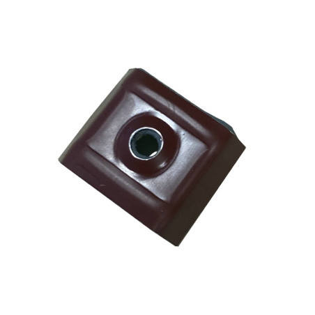 1 x EPDM-satula-aluslevy 30x25 Alumiini RAL 3009 oksidinpunainen