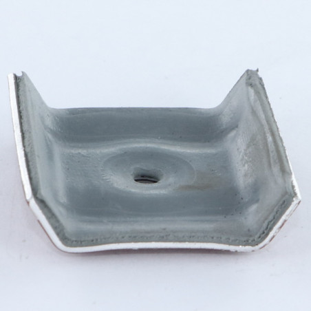 1 x EPDM-satula-aluslevy 40X25 Alumiini RAL 8012 punaruskea