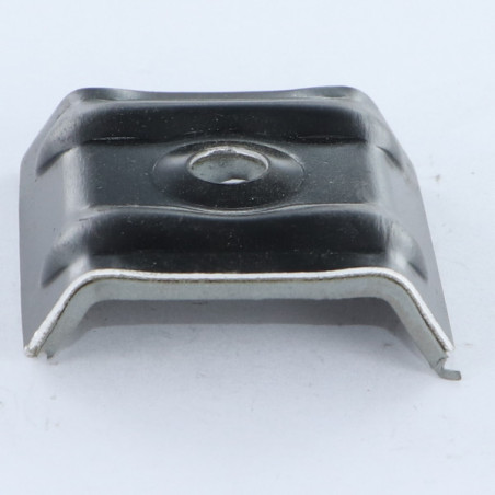 1 x EPDM-satula-aluslevy 40X25 Alumiini RAL 9005 pikimusta