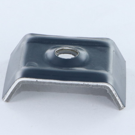 1 x EPDM-satula-aluslevy 40X25 Alumiini RAL5008 harmaansininen