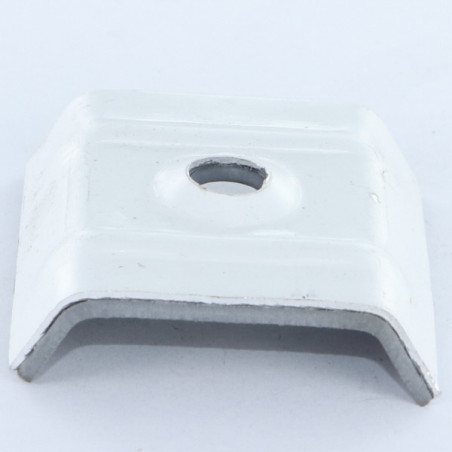 1 x EPDM-satula-aluslevy 40X25 Alumiini RAL 9010 puhtaanvalkoinen