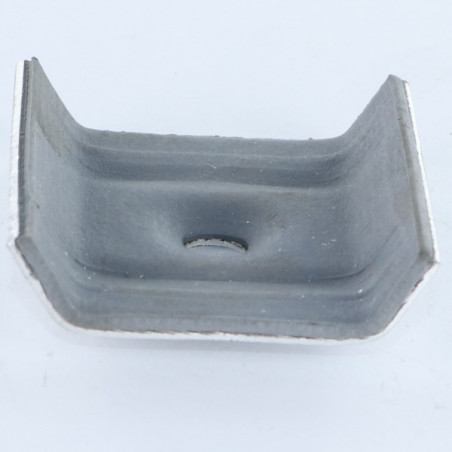 1 x EPDM-satula-aluslevy 40X25 Alumiini RAL 9010 puhtaanvalkoinen
