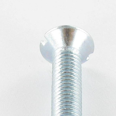 1 x Metalliruuvit uppokantainen Halkaistu M5X70 Sinkitty teräs