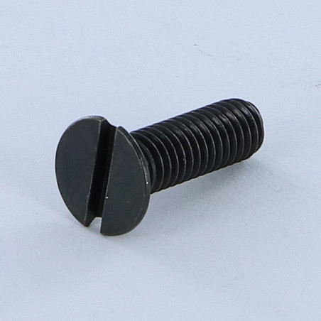 1 x Metalliruuvit uppokantainen Halkaistu M6X20 Musta sinkitty teräs